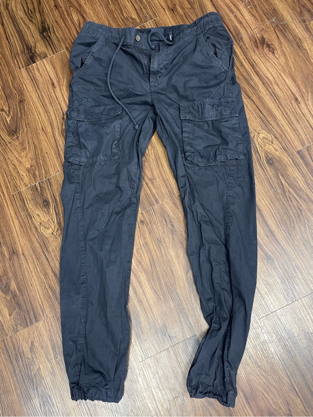 KITH Kith Eldridge Pant Black Cargo Jogger Pants - size M style KH6519